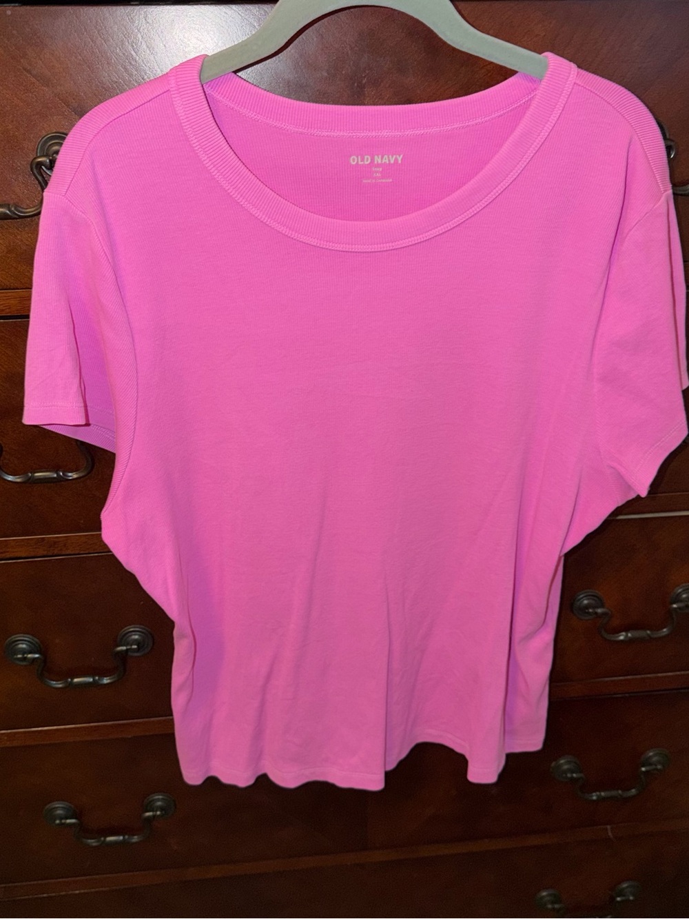 Old Navy Women's Short Sleeve Scoop Neck Tee - Pink